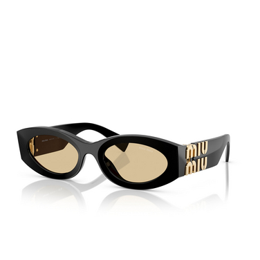 Miu Miu MU 11WS Sunglasses 16K10R black - three-quarters view