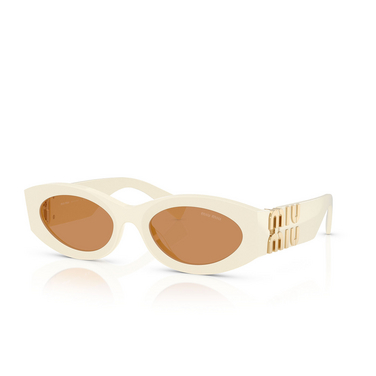 Occhiali da sole Miu Miu MU 11WS 21D90Q milk - tre quarti