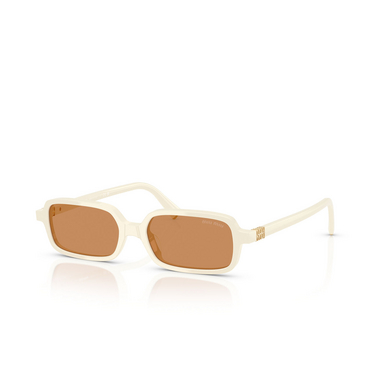 Occhiali da sole Miu Miu MU 11ZS 21D90Q milk - tre quarti