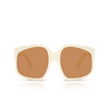 Occhiali da sole Miu Miu MU A07S 21D90Q white milk - anteprima prodotto 1/4