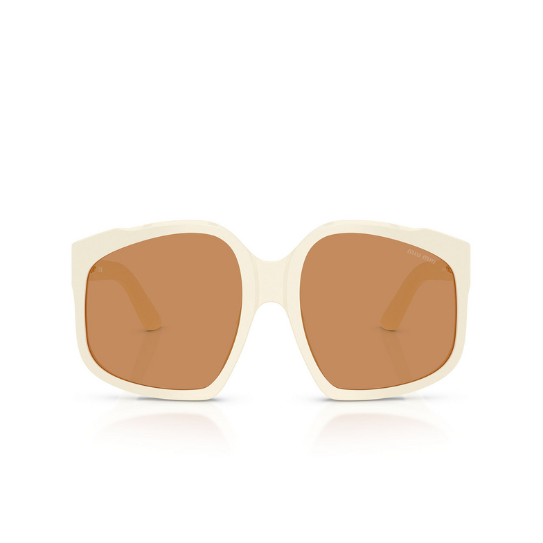 Occhiali da sole Miu Miu MU A07S 21D90Q white milk - 1/4