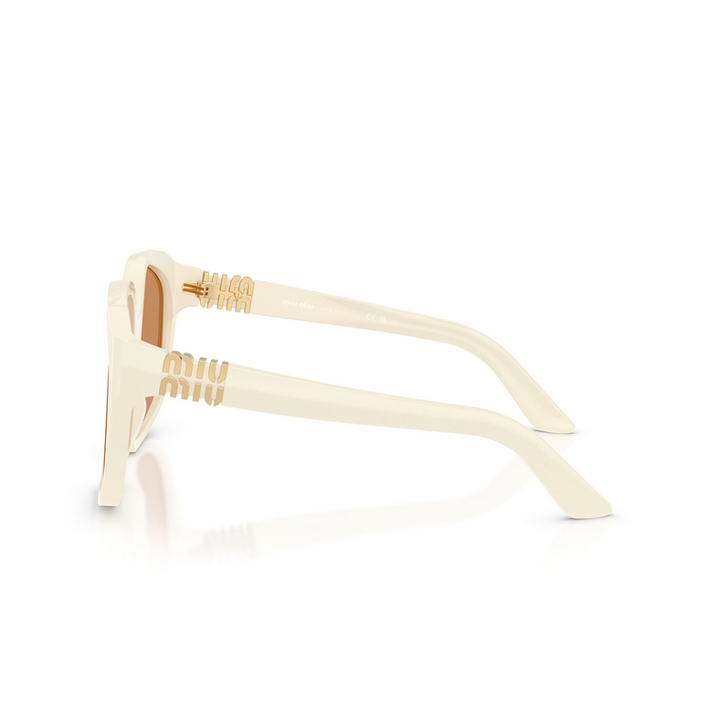 Occhiali da sole Miu Miu MU A07S 21D90Q white milk - 3/4