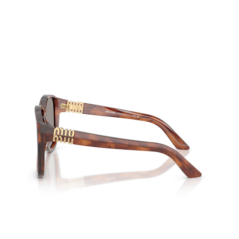 Miu Miu MU A08S 26E80Q striped tobacco - 3/4