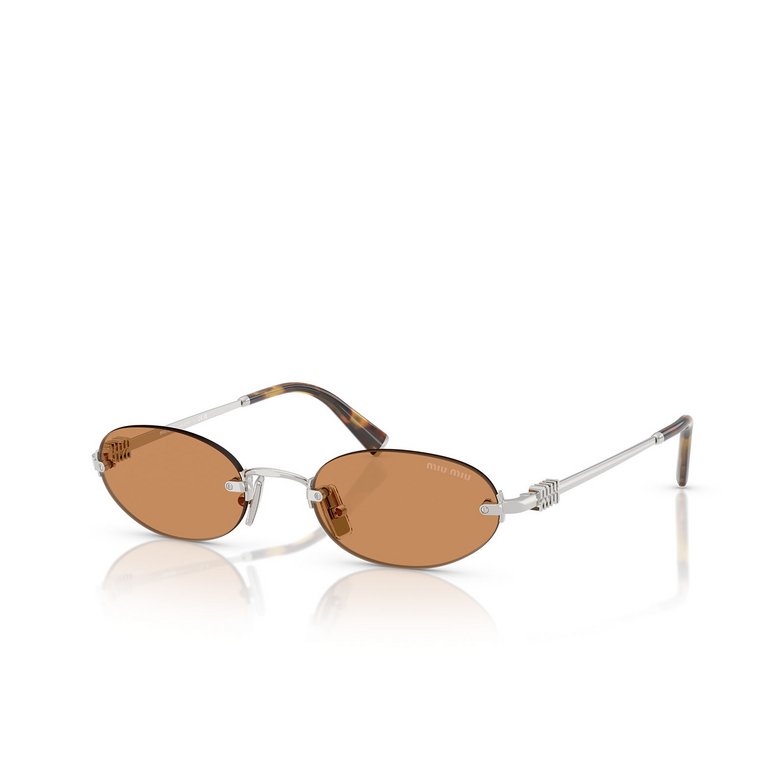 Miu Miu MU A54S Sunglasses 1BC90Q silver - 2/3