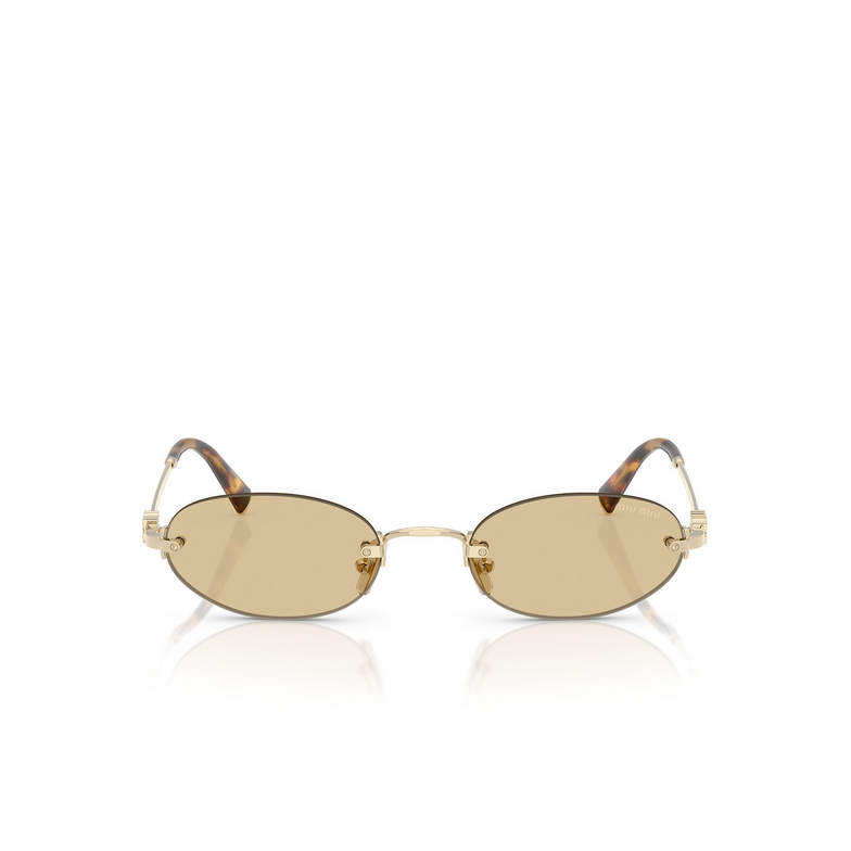 Miu Miu MU A54S Sunglasses ZVN10R pale gold - 1/3