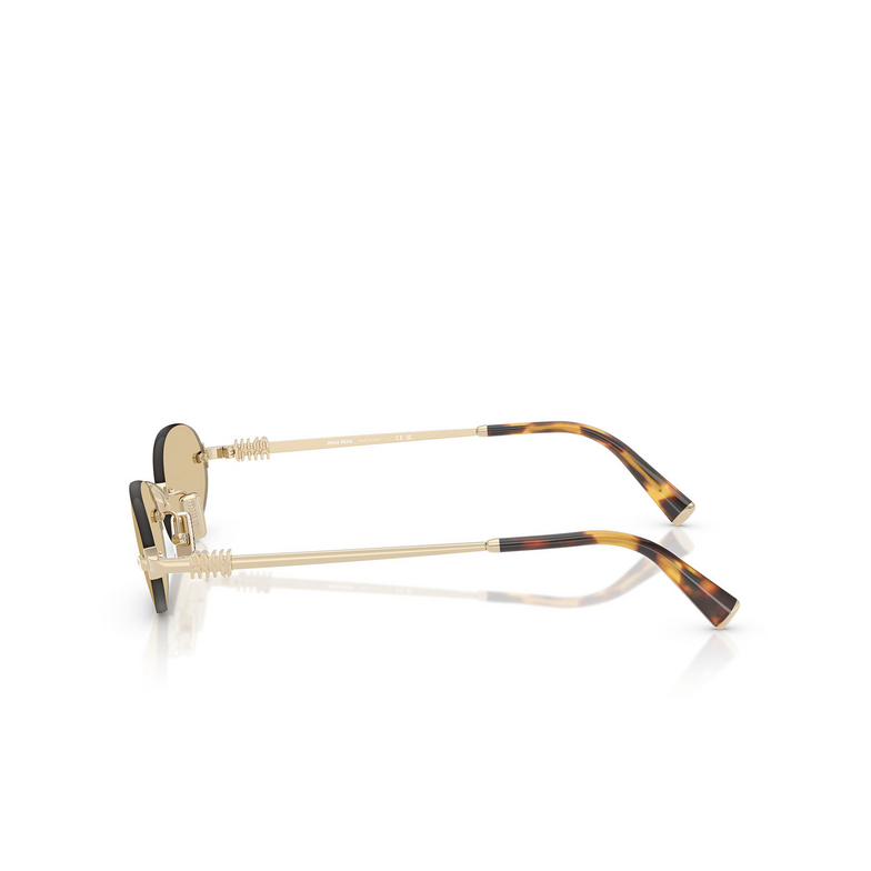 Miu Miu MU A54S Sunglasses ZVN10R pale gold - 3/3