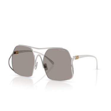 Miu Miu MU A55S Sonnenbrillen 1BC80Q silver - Dreiviertelansicht
