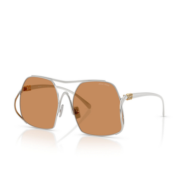 Miu Miu MU A55S Sunglasses 1BC90Q silver - three-quarters view