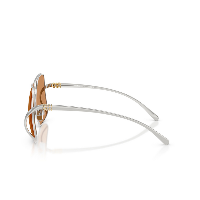 Lunettes de soleil Miu Miu MU A55S 1BC90Q silver - 3/3