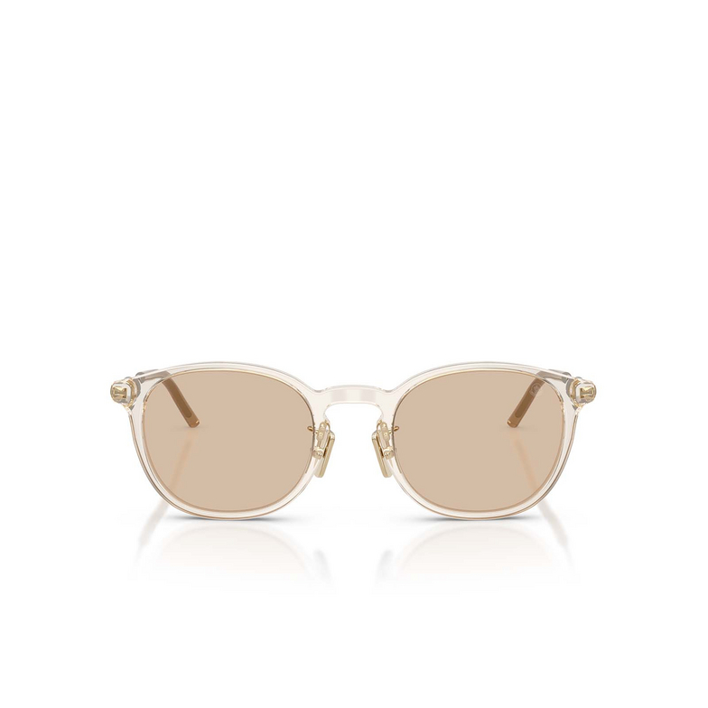 Gafas de sol Moncler BARBB 300393 transparent shiny butter - 1/3