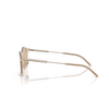 Gafas de sol Moncler BARBB 300393 transparent shiny butter - Miniatura del producto 3/3