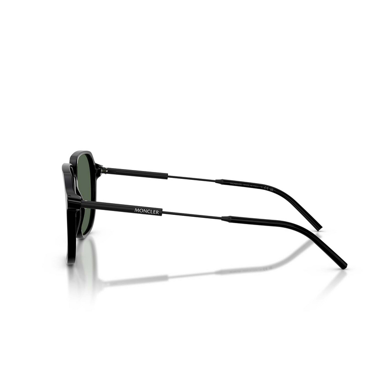 Lunettes de soleil Moncler CYLIN 300171 shiny black - 3/3