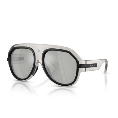 Moncler FYNDER Sunglasses 50078V matte transparent grey - three-quarters view