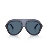 Moncler FYNDER Sunglasses 502480 matte transparent blue - product thumbnail 1/3