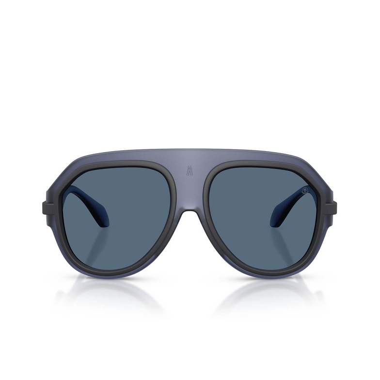 Moncler FYNDER Sunglasses 502480 matte transparent blue - 1/3