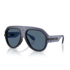 Moncler FYNDER Sunglasses 502480 matte transparent blue - product thumbnail 2/3