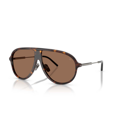 Moncler GLYDE Sunglasses 300273 shiny havana - three-quarters view