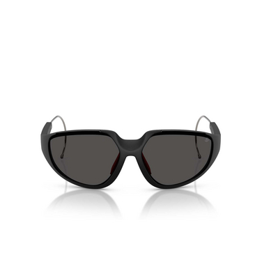 Lunettes de soleil Moncler LASZER 500687 matte black - Vue de face