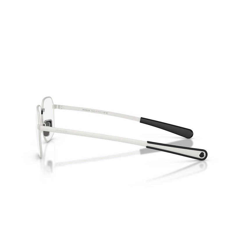 Moncler ME1010 Eyeglasses 1004 matte silver - 3/3