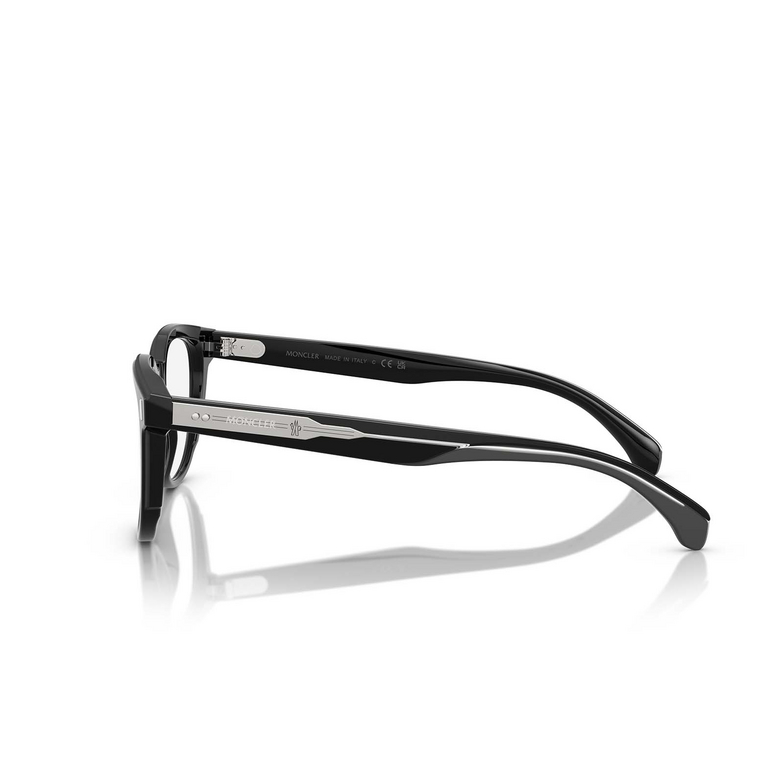 Occhiali da vista Moncler ME2002 3001 shiny black - 3/3