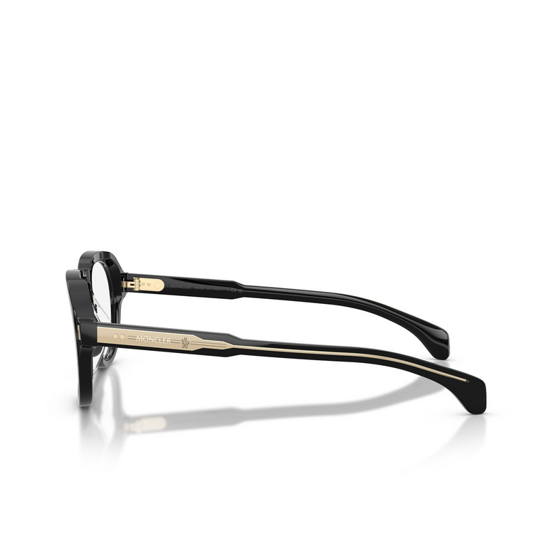 Moncler ME2009U Eyeglasses 3001 shiny black - 3/3
