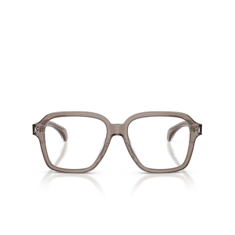 Moncler ME2010 Eyeglasses 3009 transparent shiny grey - 1/3