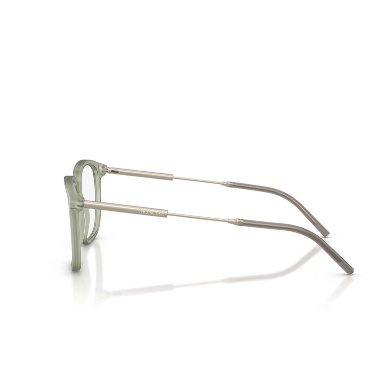 Occhiali da vista Moncler ME2012 3019 matte transparent green - 3/3