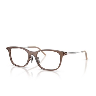 Moncler ME2013D 3019 shiny transparent brown - three-quarters view