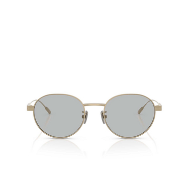 Lunettes de soleil Moncler SUBTILA 100787 shiny pale gold - Vue de face