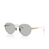 Lunettes de soleil Moncler SUBTILA 100787 shiny pale gold - Vignette du produit 2/3