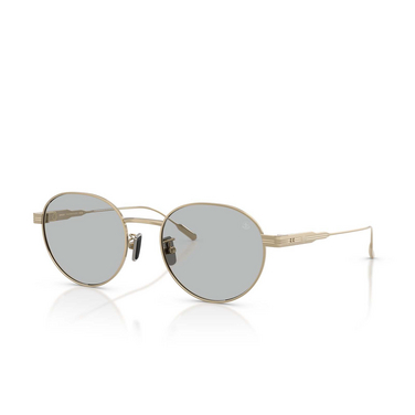 Lunettes de soleil Moncler SUBTILA 100787 shiny pale gold - Vue trois quarts