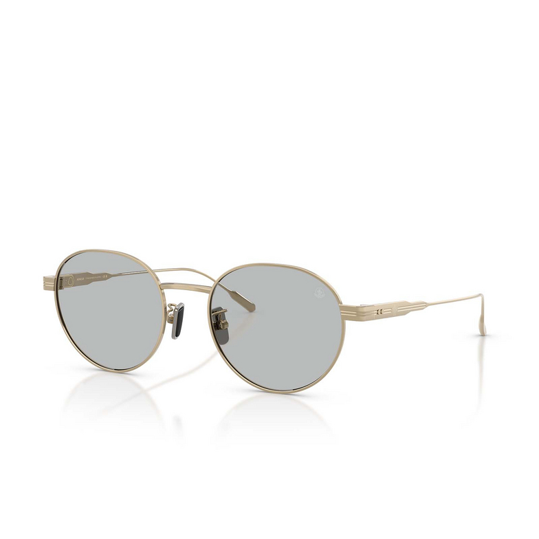 Lunettes de soleil Moncler SUBTILA 100787 shiny pale gold - 2/3