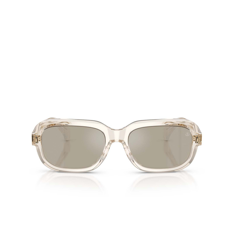 Lunettes de soleil Moncler SUNTRAP 30035A transparent shiny butter - 1/3