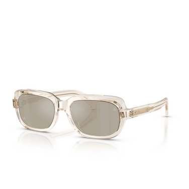 Lunettes de soleil Moncler SUNTRAP 30035A transparent shiny butter - Vue trois quarts