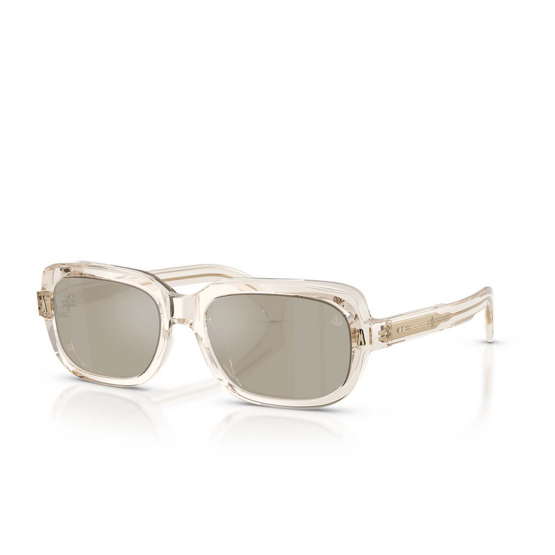 Lunettes de soleil Moncler SUNTRAP 30035A transparent shiny butter - 2/3