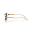Lunettes de soleil Moncler SUNTRAP 30035A transparent shiny butter - Vignette du produit 3/3