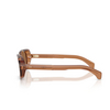 Gafas de sol Moncler SUNTRAP 3017/3 transparent shiny cognac - Miniatura del producto 3/3