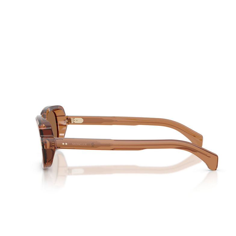 Gafas de sol Moncler SUNTRAP 3017/3 transparent shiny cognac - 3/3