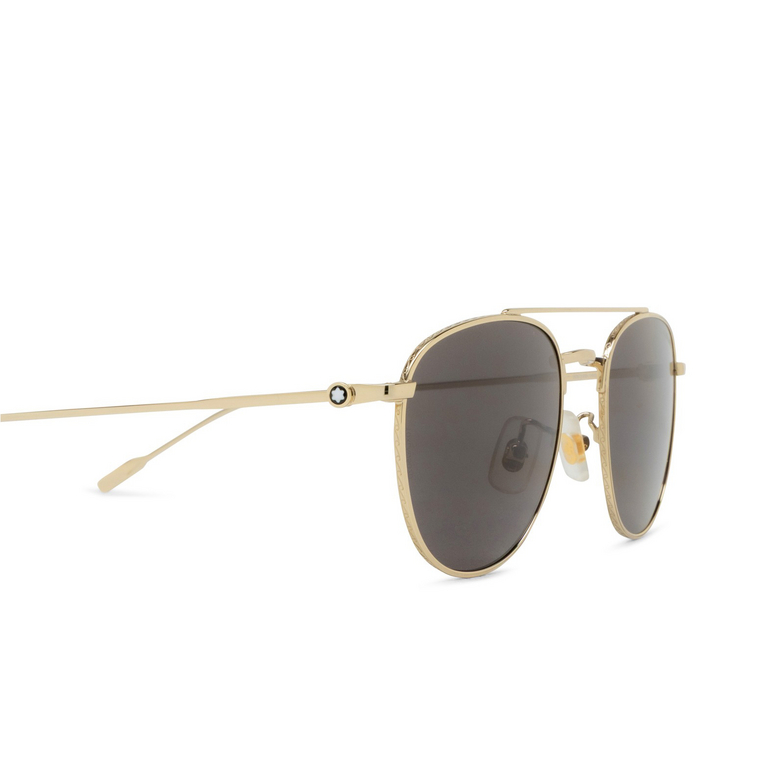 Montblanc MB0211S Sunglasses 001 gold - 3/3