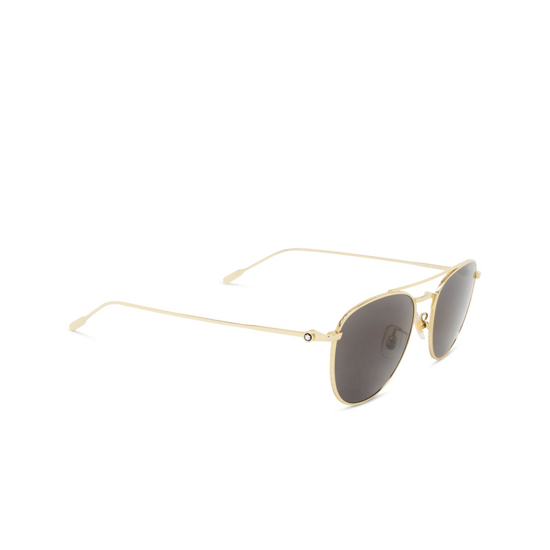 Occhiali da sole Montblanc MB0211S 005 gold - 2/3