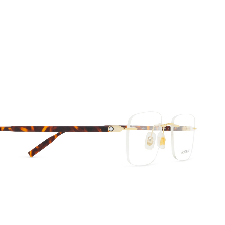 Montblanc MB0221O Eyeglasses 011 gold - 3/3
