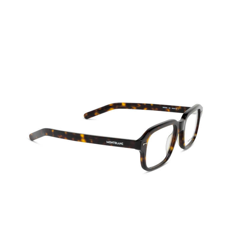 Gafas graduadas Montblanc MB0228O 002 havana - 2/3