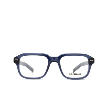 Montblanc MB0228O Korrektionsbrillen 004 blue - Vorderansicht