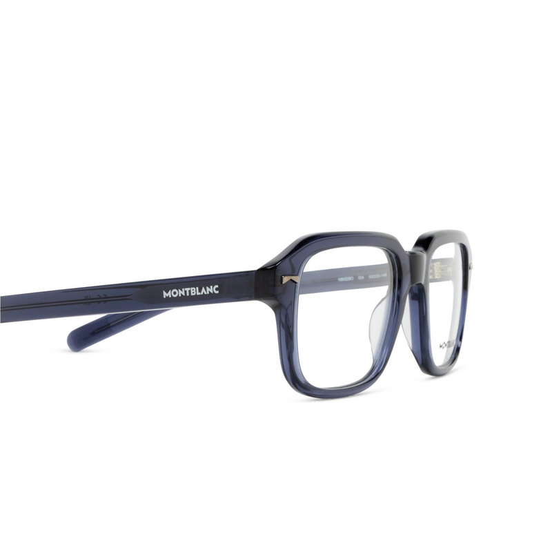Montblanc MB0228O Eyeglasses 004 blue - 3/3