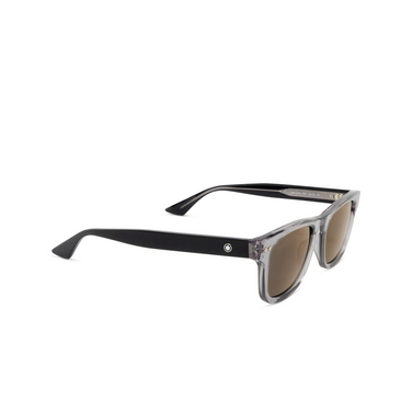 Montblanc MB0254S Sonnenbrillen 003 grey - Dreiviertelansicht