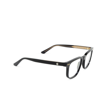Occhiali da vista Montblanc MB0256O 001 - tre quarti