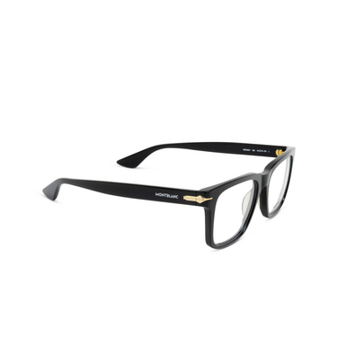Occhiali da vista Montblanc MB0266O 005 black - tre quarti