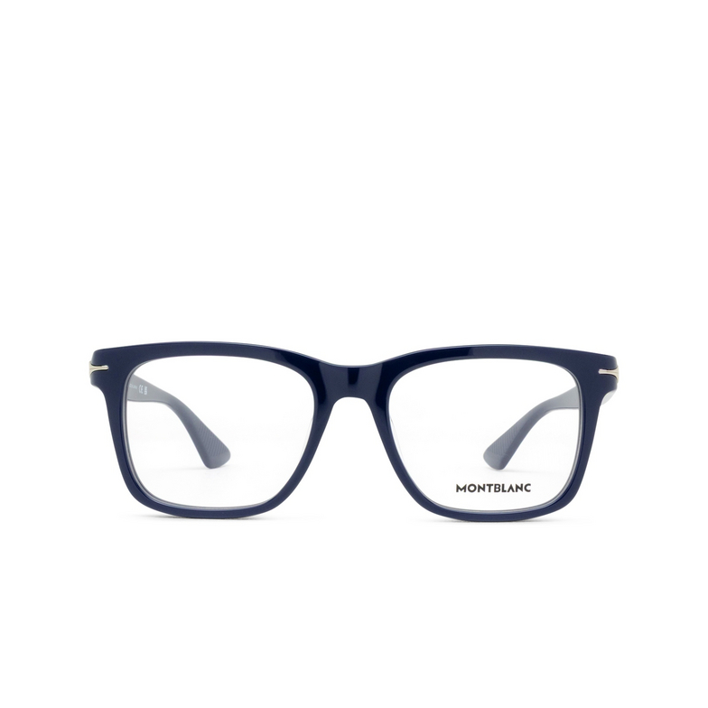 Montblanc MB0266O Eyeglasses 007 blue - 1/3