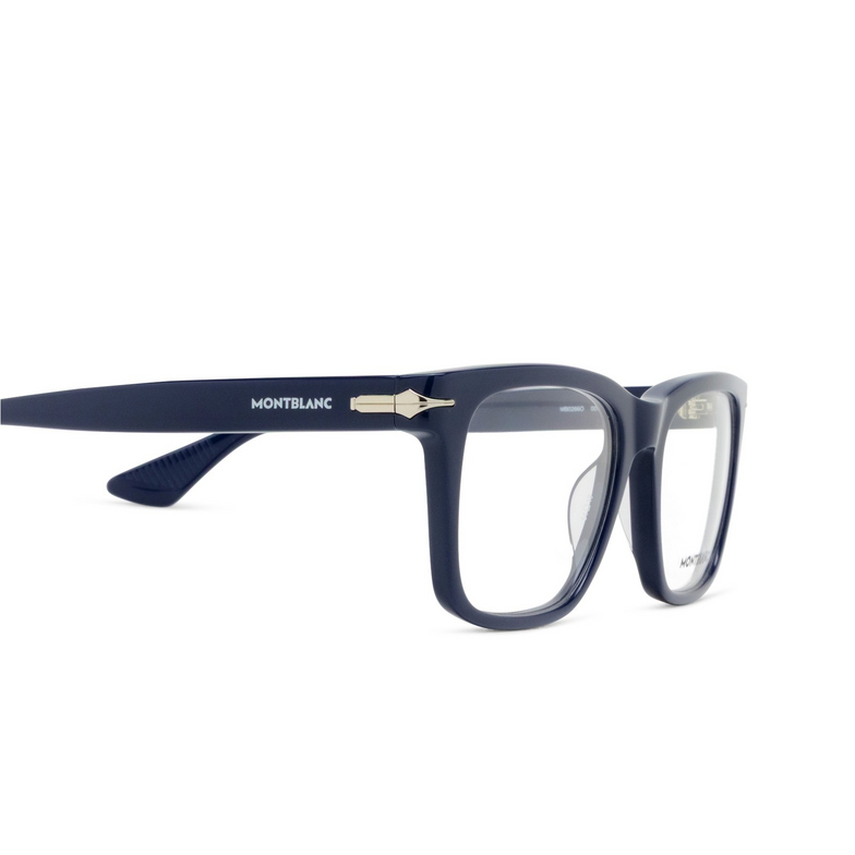 Montblanc MB0266O Eyeglasses 007 blue - 3/3