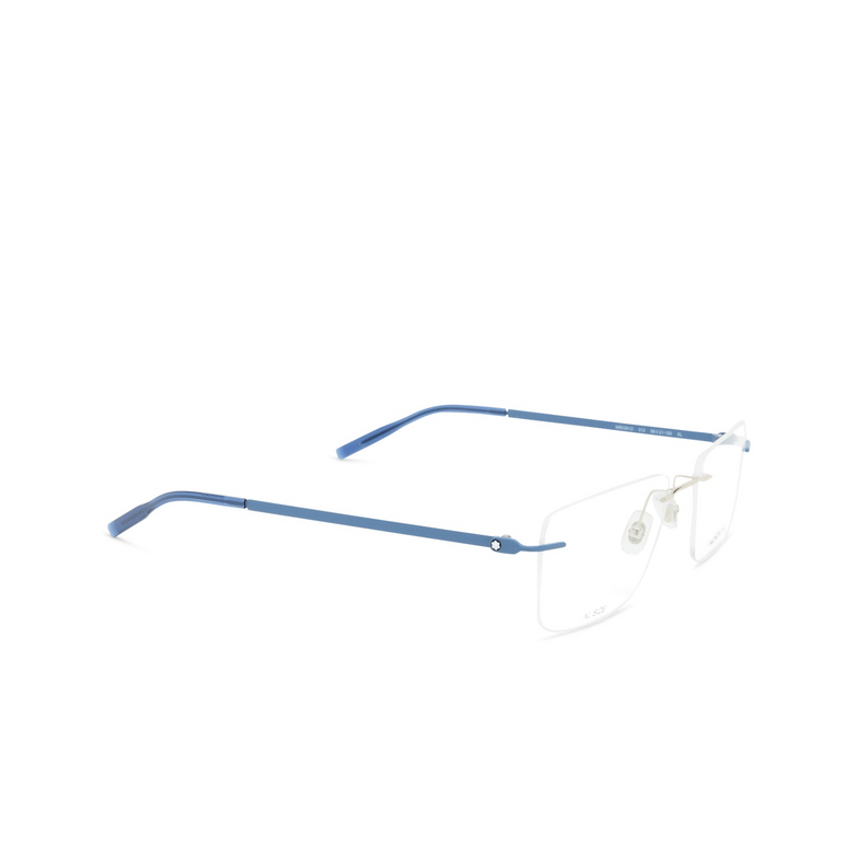 Montblanc MB0281O Eyeglasses 012 blue - 2/3